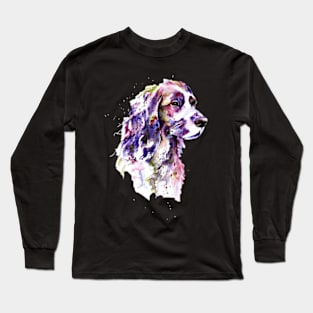 Cocker colour cloud Long Sleeve T-Shirt